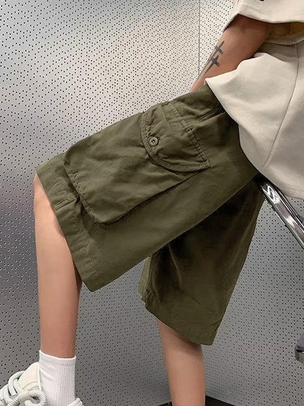 Men's Cargo Pocket Shorts-2