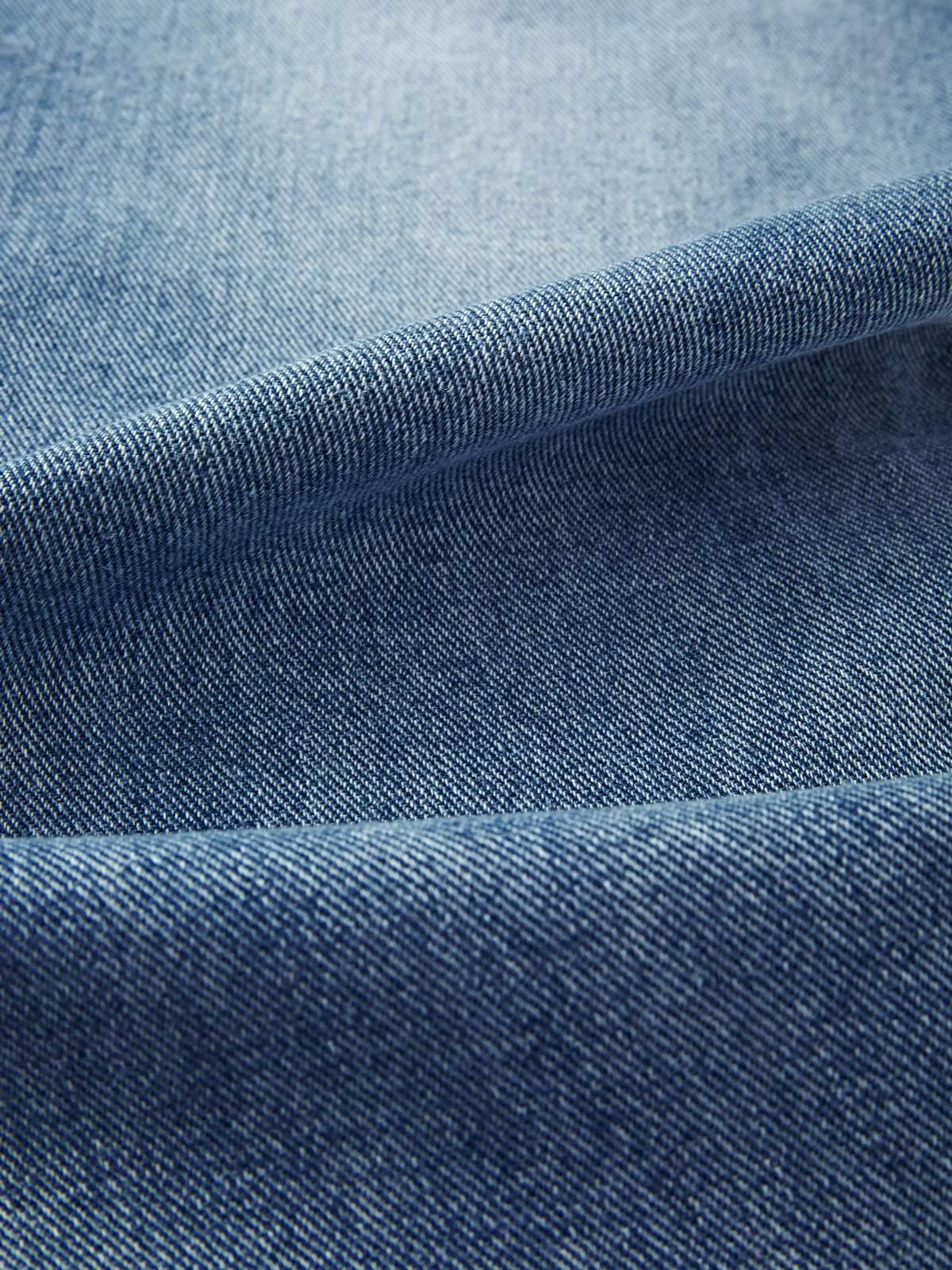 Washed Classic Denim Boyfriend Jeans-7