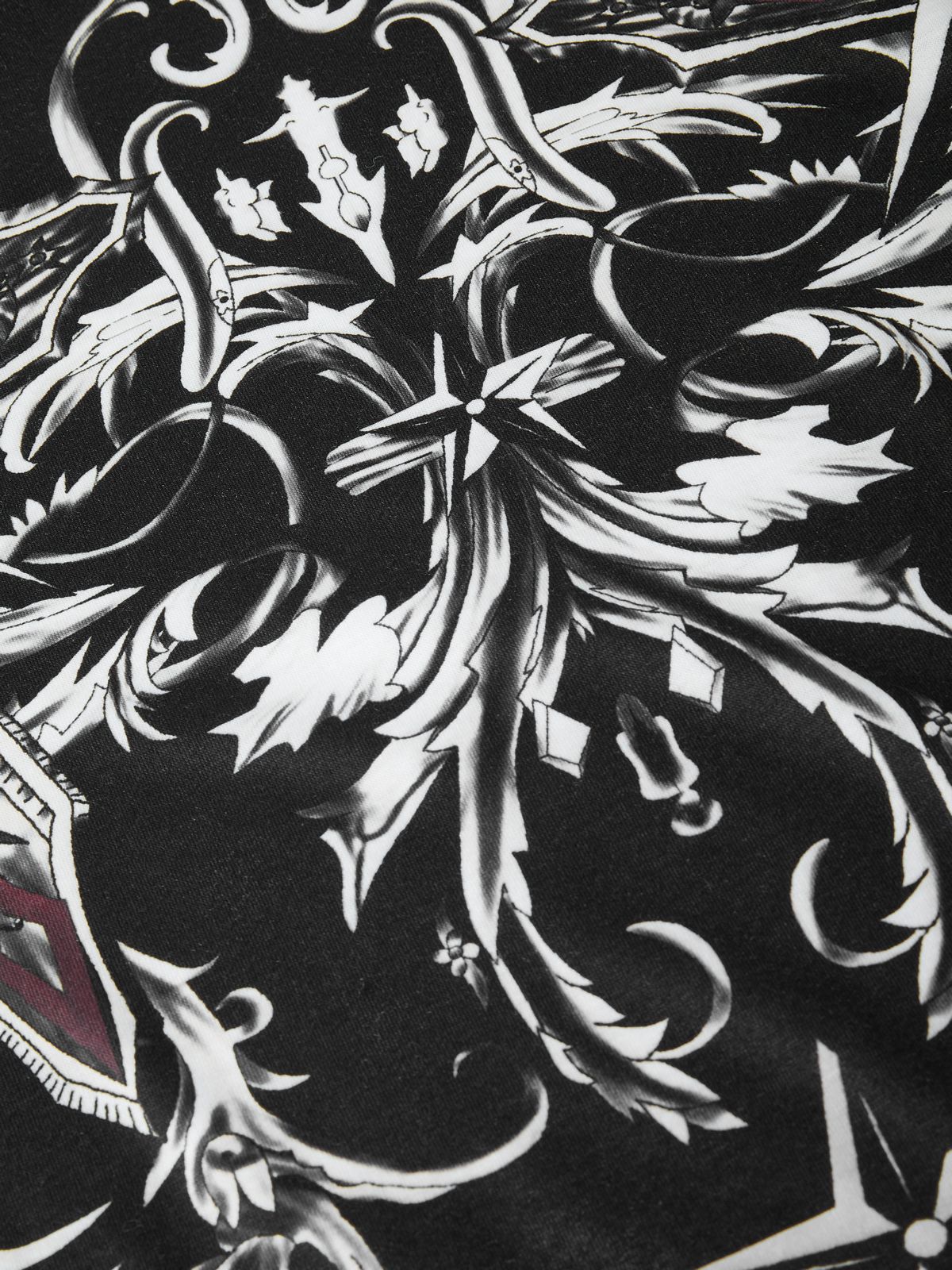 Punk Patchwork Long Sleeve Graphic Tee-5