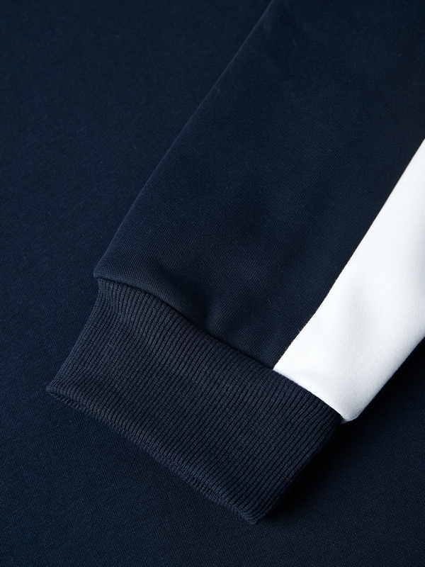 Men's Color Block Vintage Print Sweatshirt-7