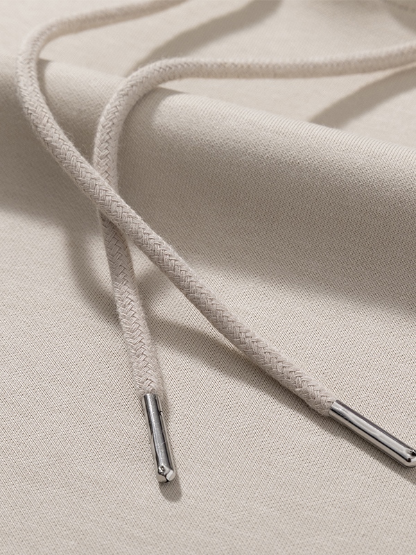 Men’s Solid Color Comfort Cotton Drawstring Oversized Hoodie-3