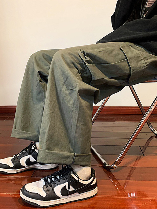 Men's Pocket Patch Skate Cargo Pants-2