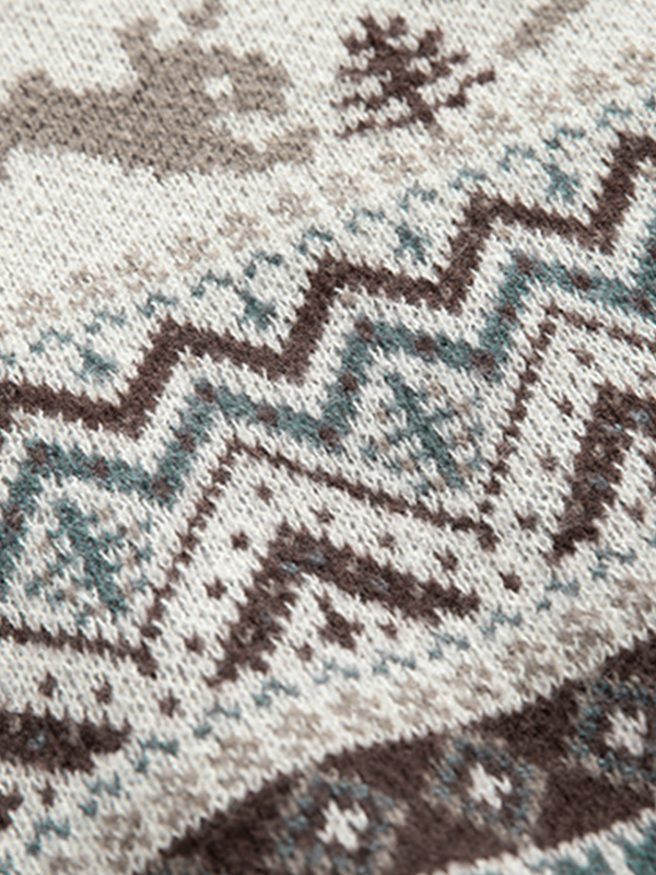 Men's Vintage Fair Isle Pullover Sweater-6