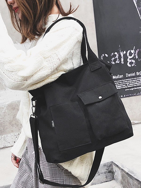 Convertible Canvas Tote Bag-2