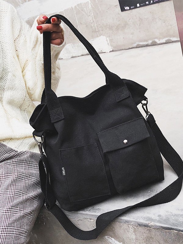 Convertible Canvas Tote Bag-4