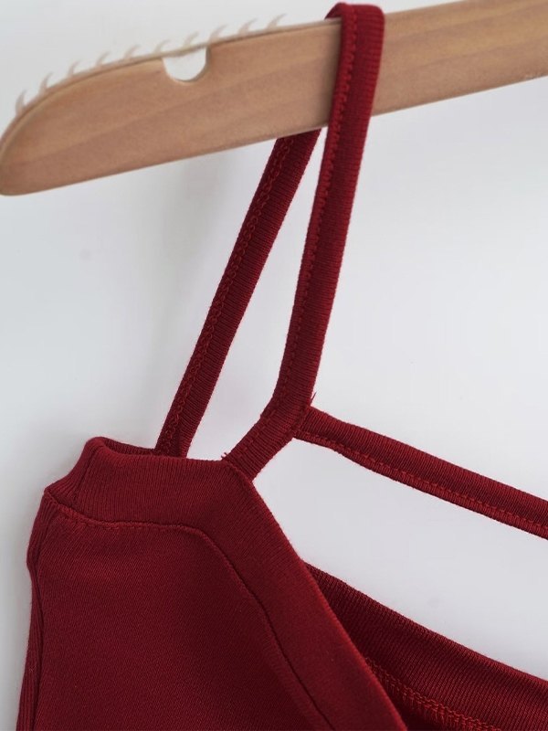 Hollow Out Crop Cami Top-5